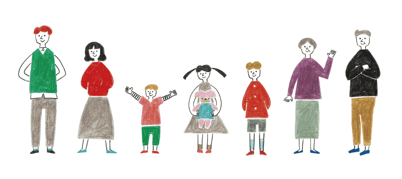 姫路市石倉にある姫路から「しあわせ」を届けるザッパ村で休日デートを楽しむカップルのイメージイラスト